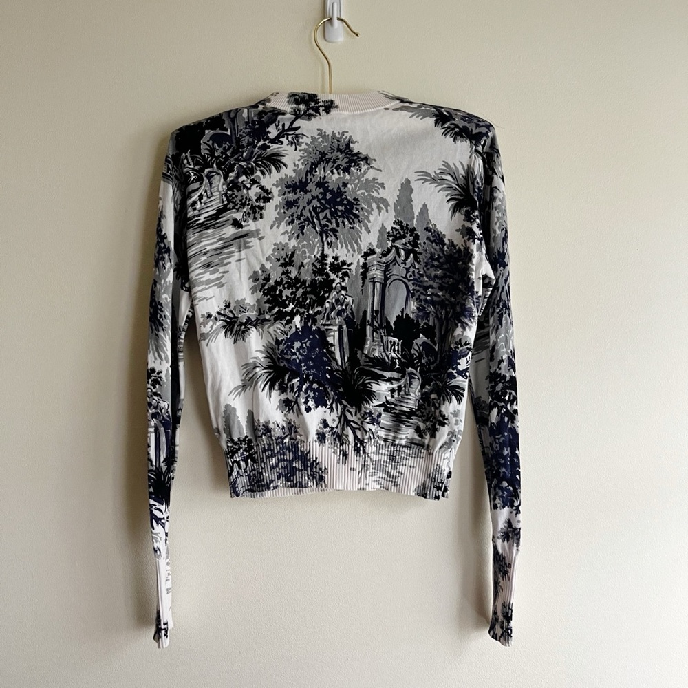 Rachel Comey Black and White Print Sweater XS - Picture 2 of 3